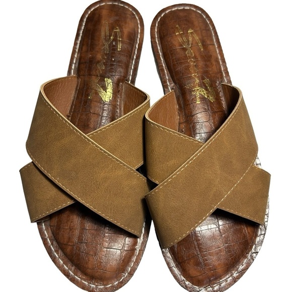 7Seven Jesse Crisscross Slide Sandals Women’s Sz 9 - Picture 7 of 9